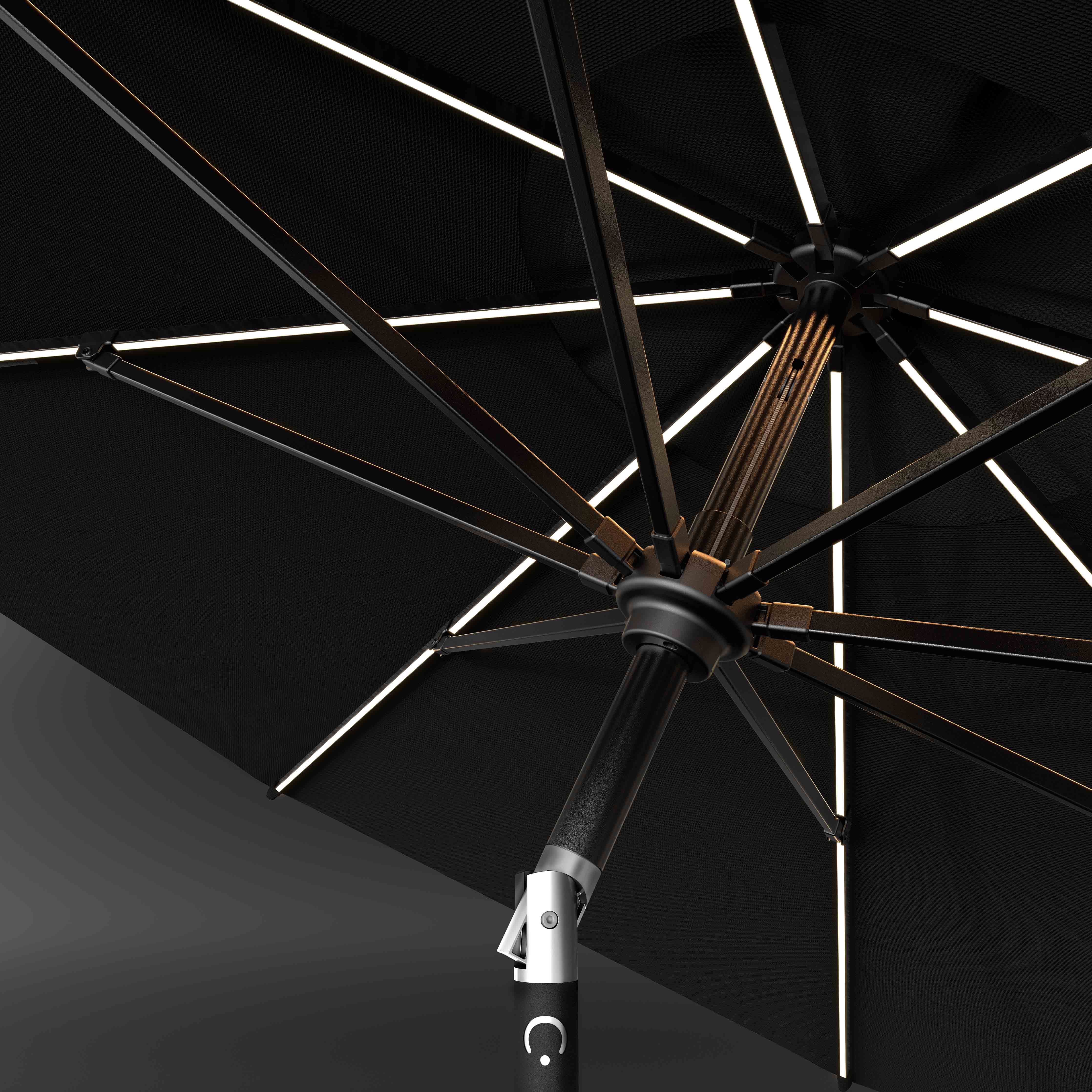 The LED Swilt™ - Sunbrella Black