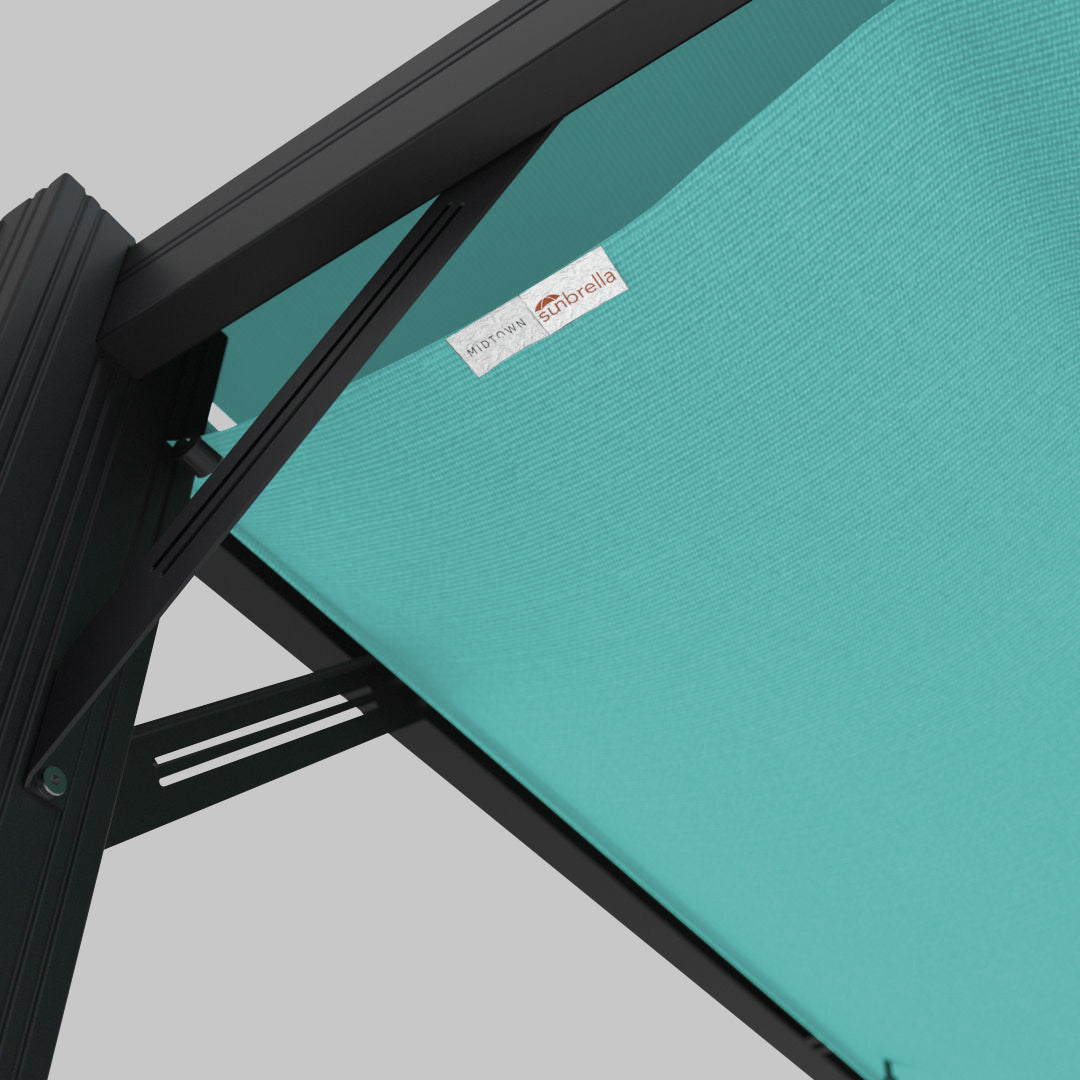 #configuration pergola_U shape #frame colour_Aluminum