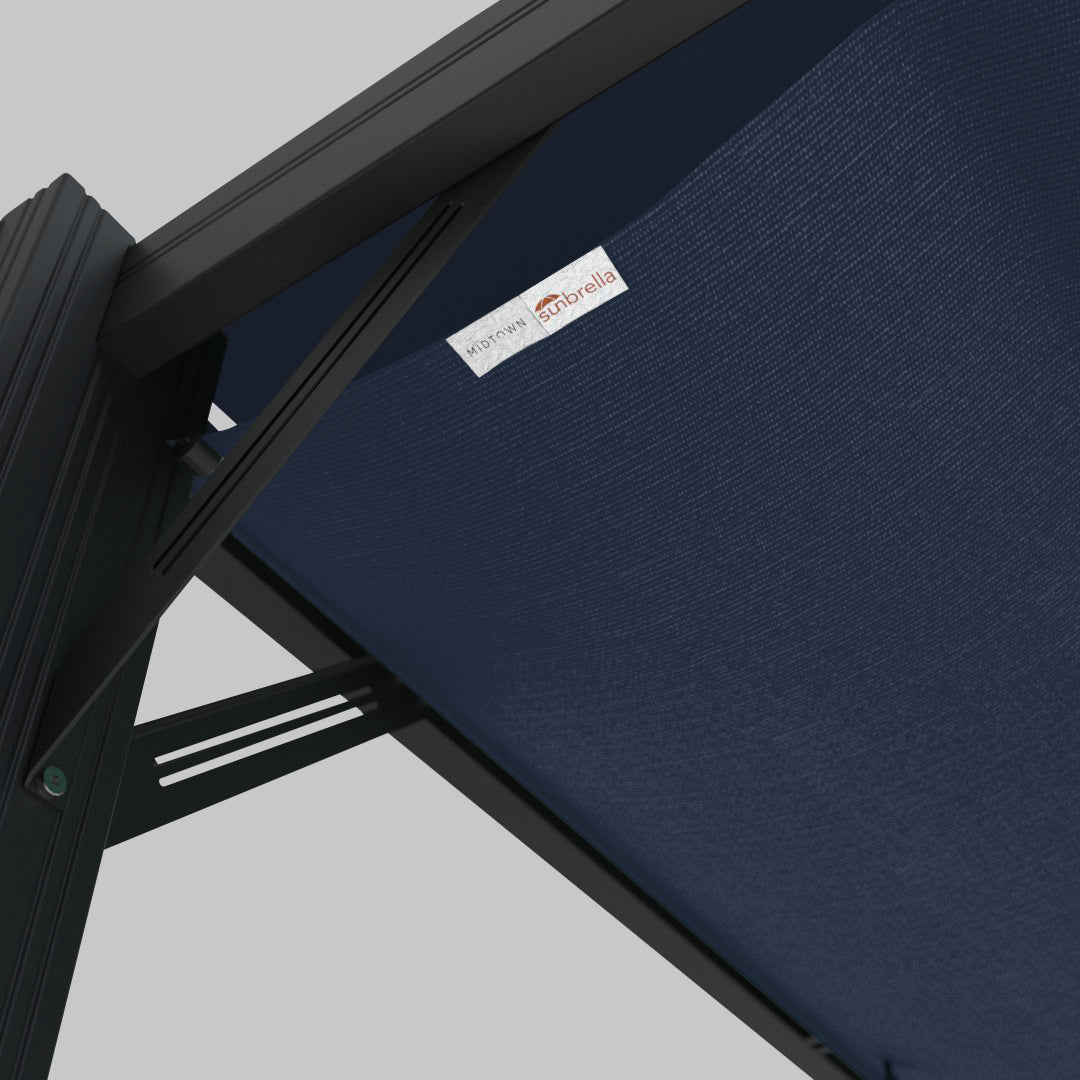 #configuration pergola_U shape #frame colour_Aluminum