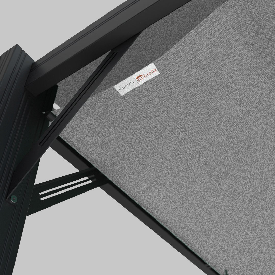 #configuration pergola_U shape #frame colour_Aluminum