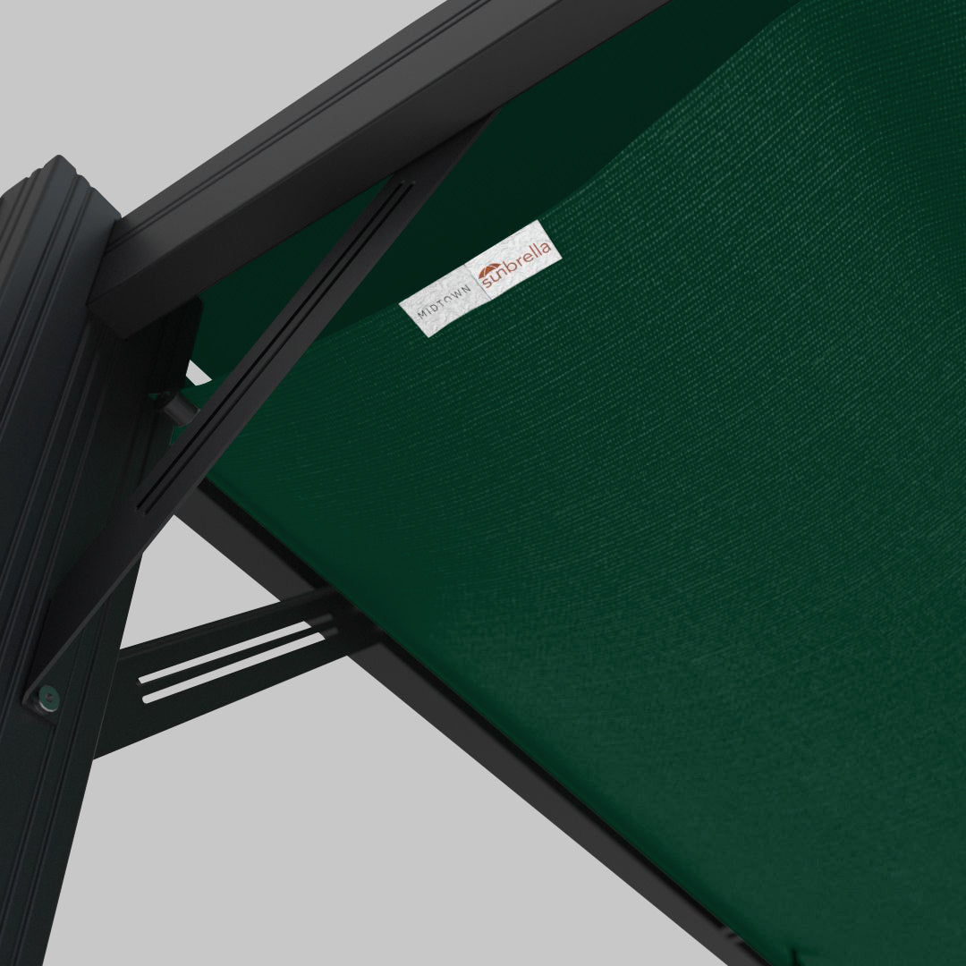 #configuration pergola_U shape #frame colour_Aluminum