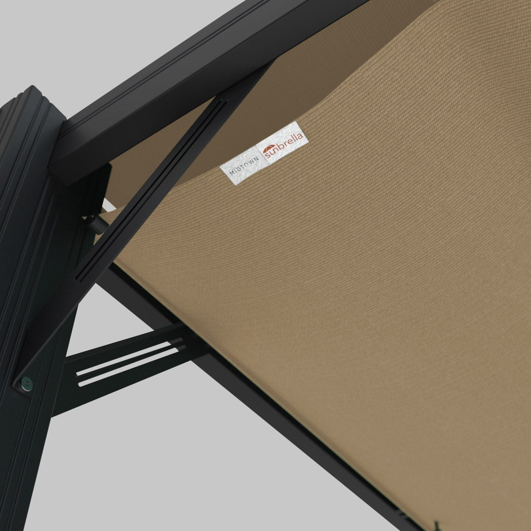 #configuration pergola_U shape #frame colour_Aluminum