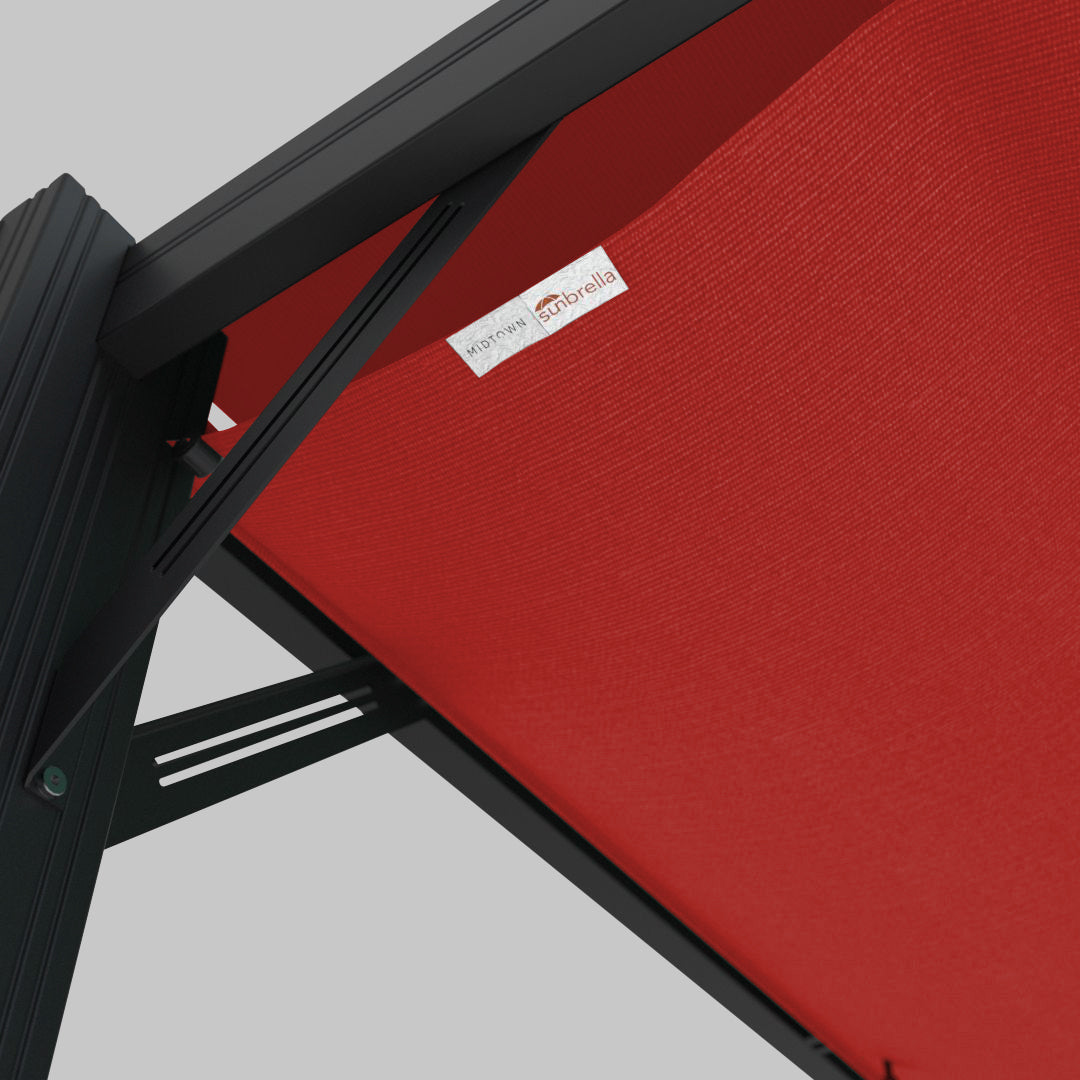 #configuration pergola_U Shape #frame colour_Aluminum