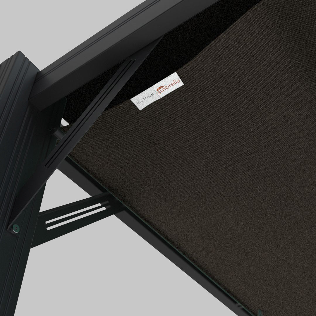 #configuration pergola_U shape #frame colour_Aluminum