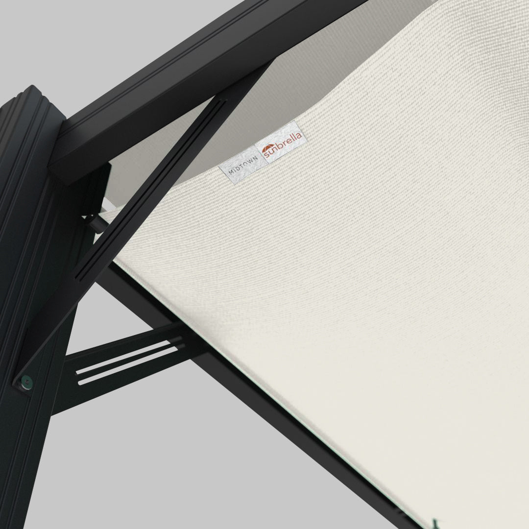 #configuration pergola_U shape #frame colour_Aluminum