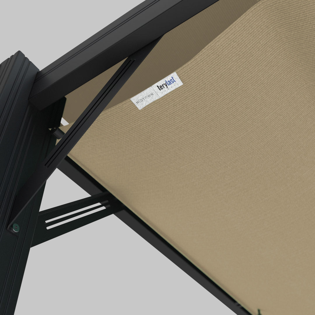 #configuration pergola_U shape #frame colour_Aluminum