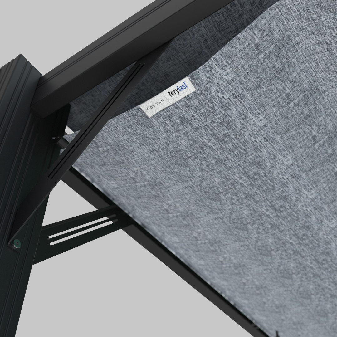 #configuration pergola_U shape #frame colour_Aluminum