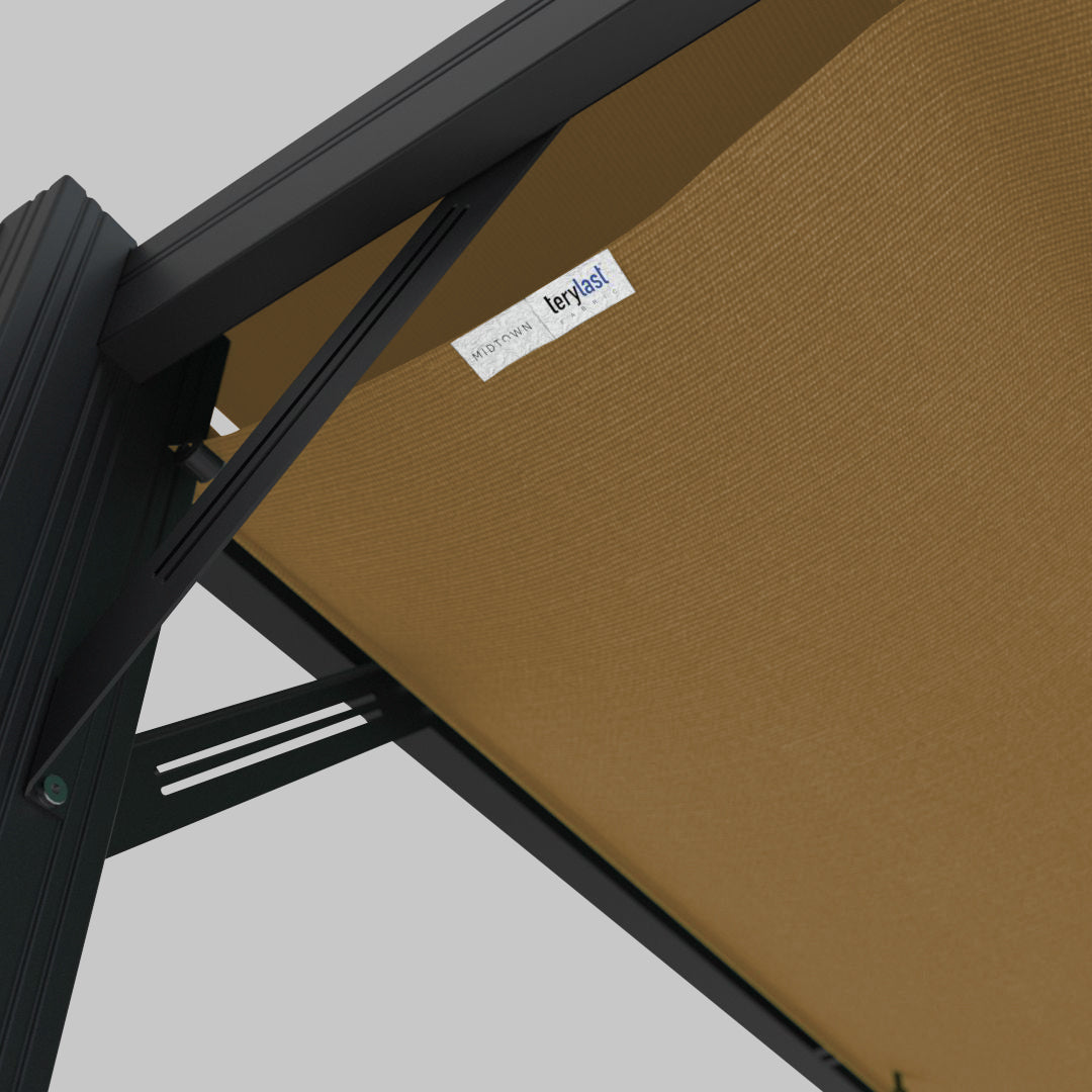 #configuration pergola_U shape #frame colour_Aluminum
