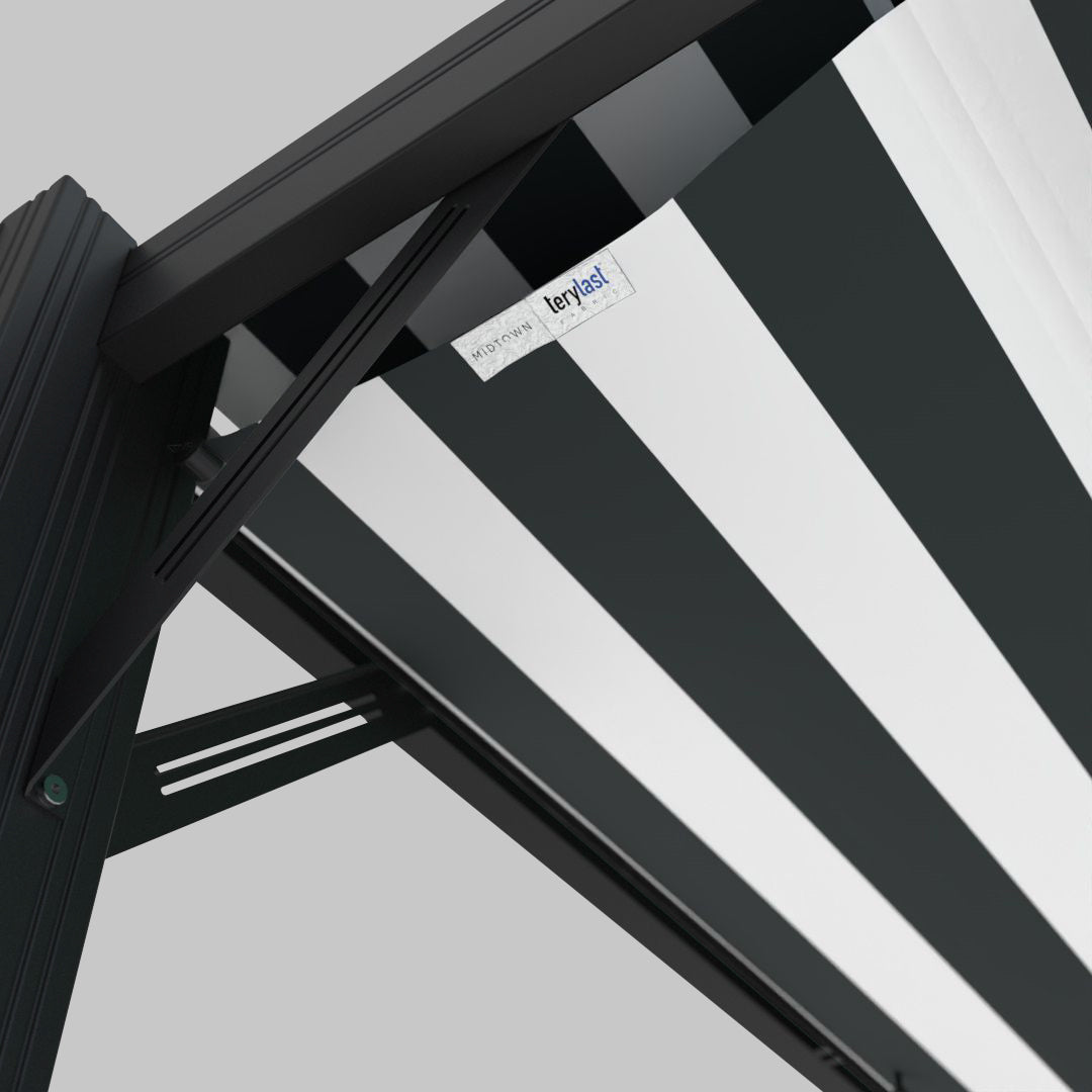 #configuration pergola_U shape #frame colour_Aluminum
