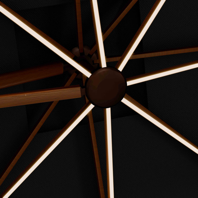 The Supreme Wooden™ - Sunbrella Black