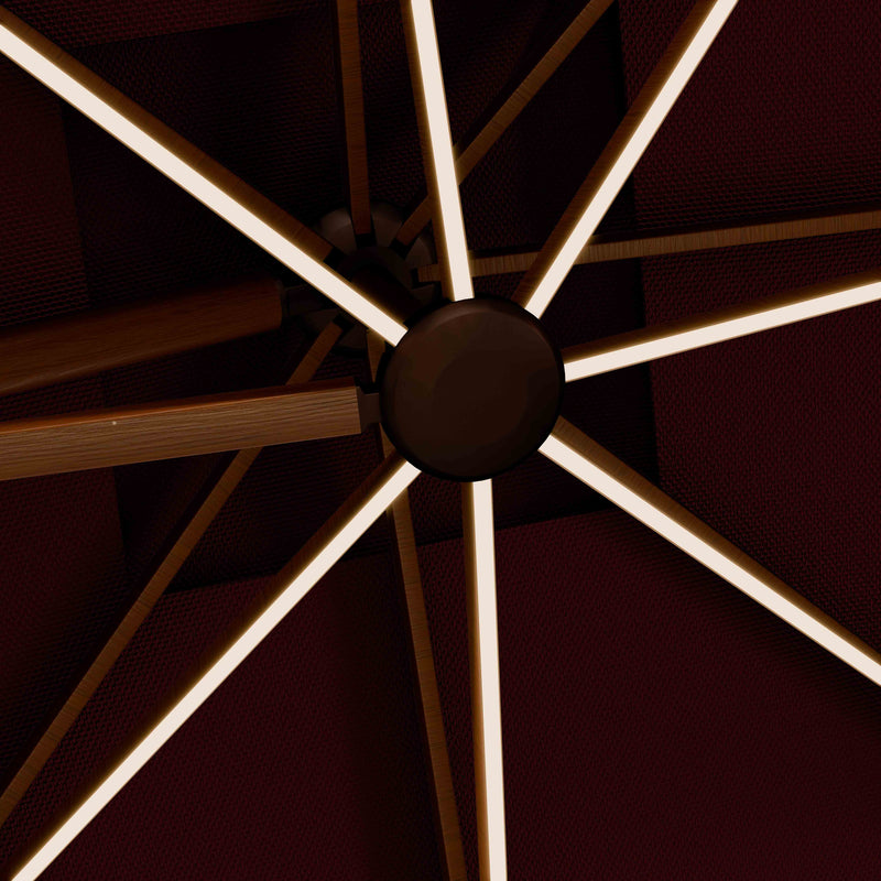 The Supreme Wooden™ - Sunbrella Burgundy