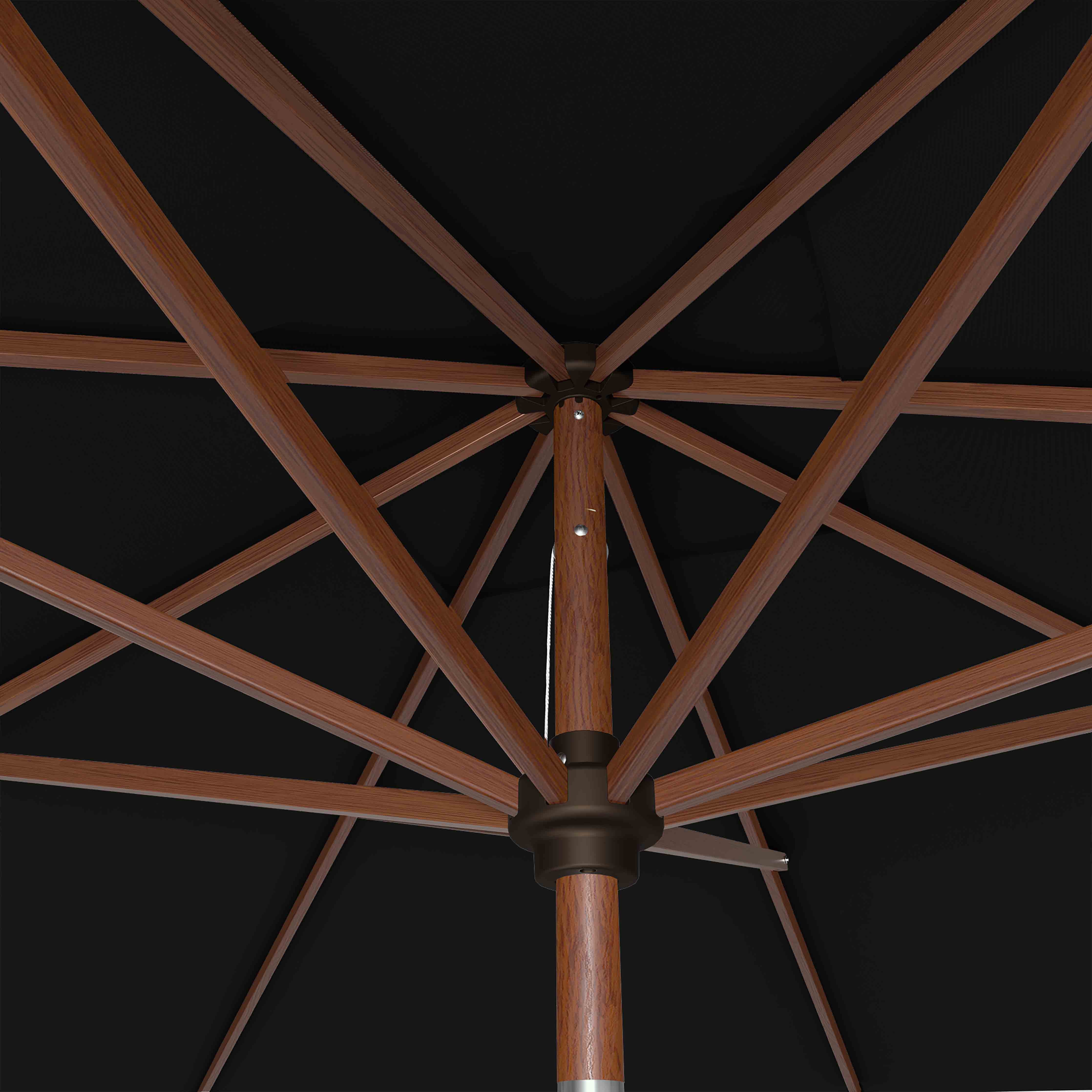 #pole finish_Wooden