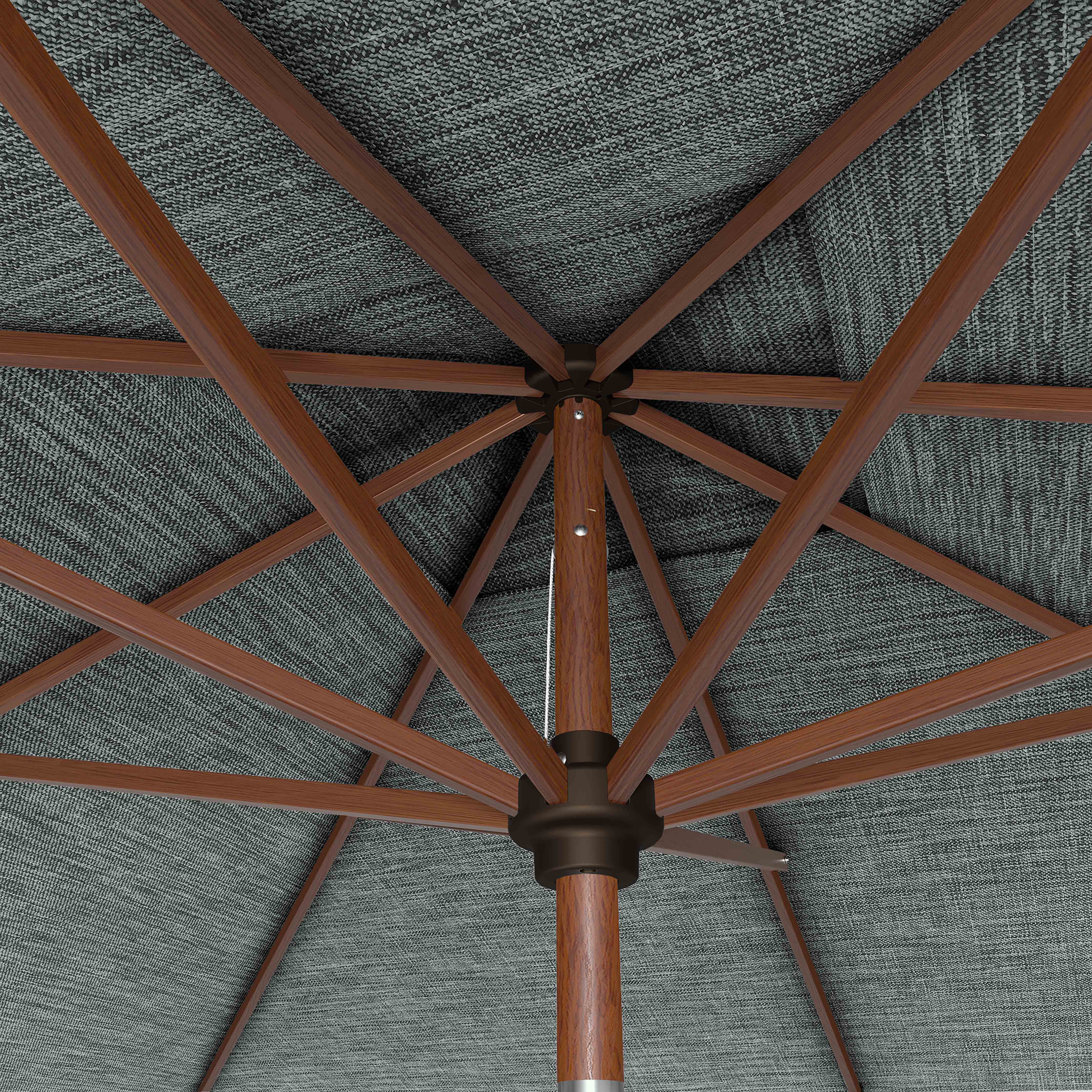 #pole finish_Wooden