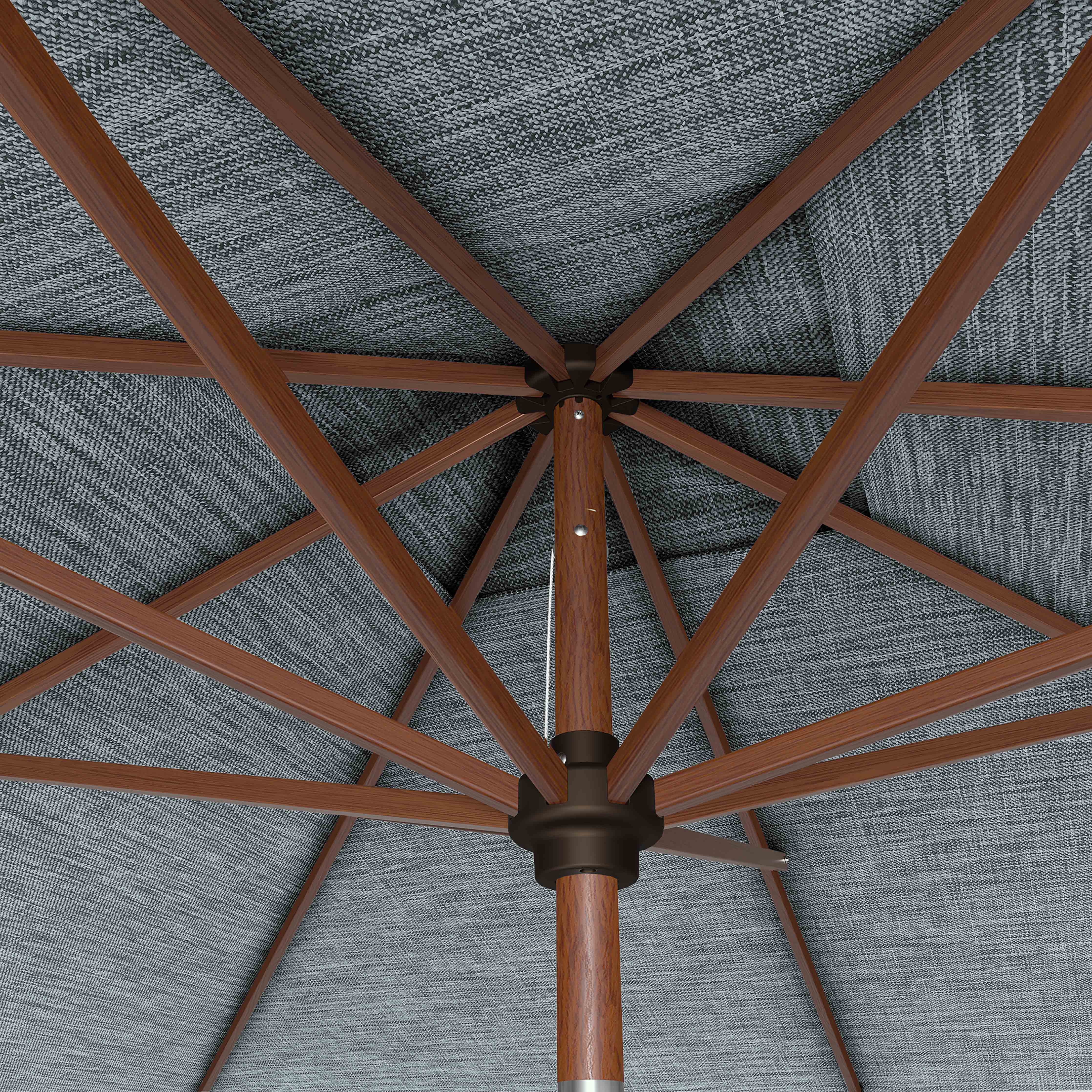 #pole finish_Wooden