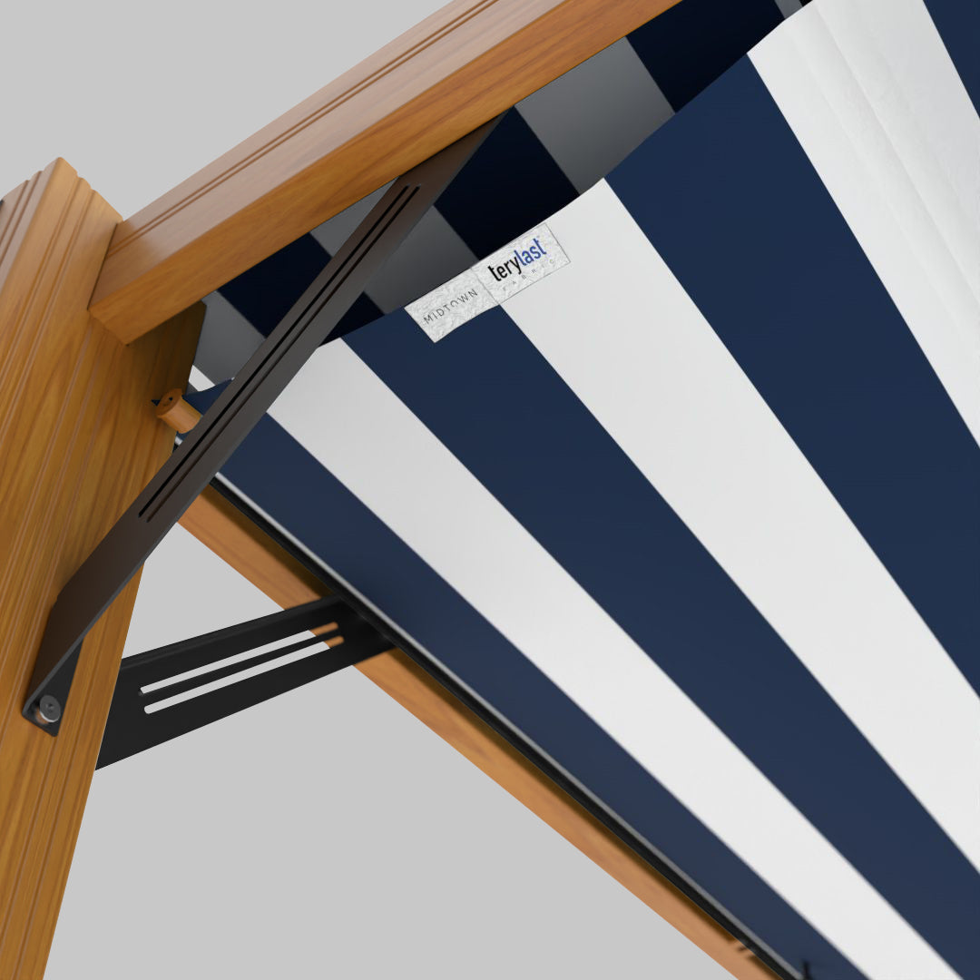  #configuration pergola_single #frame colour_Wood